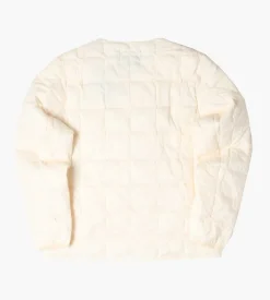 Taion Crew-Neck Button Down Jacket Off White