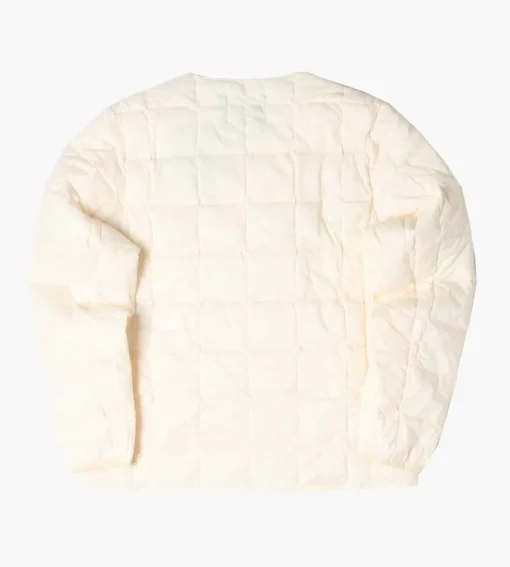 Taion Crew-Neck Button Down Jacket Off White