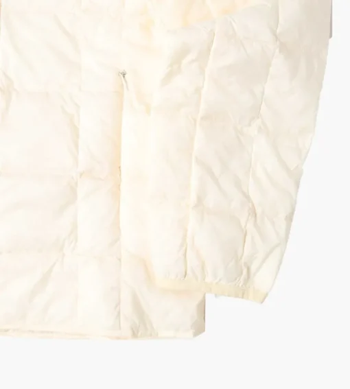 Taion Crew-Neck Button Down Jacket Off White