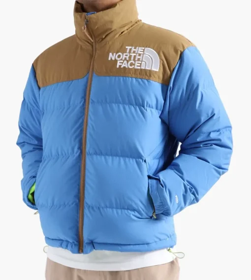 The North Face 92 Low-Fi Hi-Tek Nuptse Supersonic Blue Utility Brown