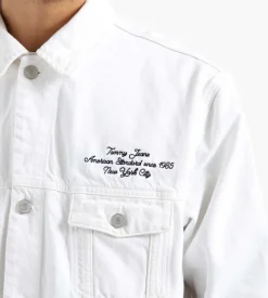Tommy Jeans Cu Oversized Denim Trucker Ecru