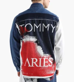 Tommy Jeans X Aries Flag Shirt Desert Sky