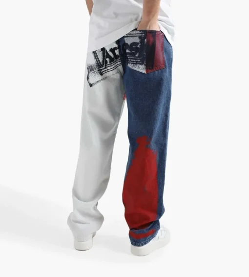 Tommy Jeans X Aries Flag Denim Pants Desert Sky