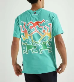 Tommy Jeans X Keith Haring T-Shirt Grecian Tile Dancing Man