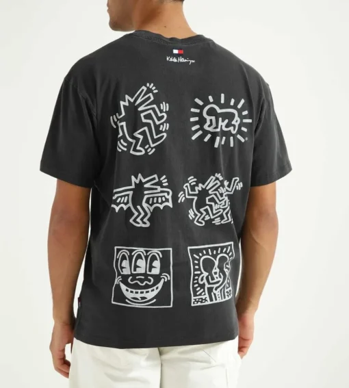 Tommy Jeans X Keith Haring T-Shirt Black Multi