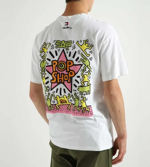 Tommy Jeans X Keith Haring T-Shirt Pop Shop White