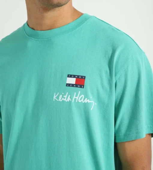 Tommy Jeans X Keith Haring T-Shirt Grecian Tile Dancing Man