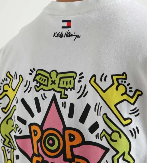 Tommy Jeans X Keith Haring T-Shirt Pop Shop White