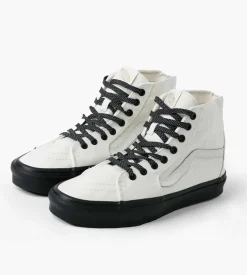 Vans Ua Sk8-Hi Tapered Modular Heavy Canvas Marshmallow Black