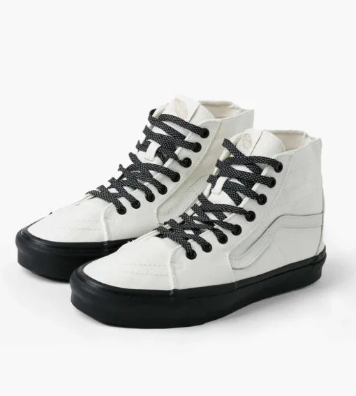 Vans Ua Sk8-Hi Tapered Modular Heavy Canvas Marshmallow Black