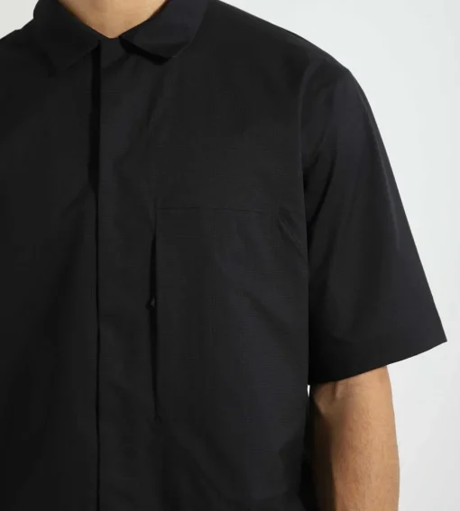 Veilance Demlo Short Sleeve Shirt Black