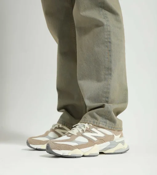 Wood Wood Al Rigid Denim Straight Fit Vintage Beige