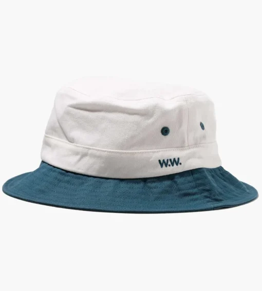 Wood Wood Ashton Contrast Bucket Hat Off-White