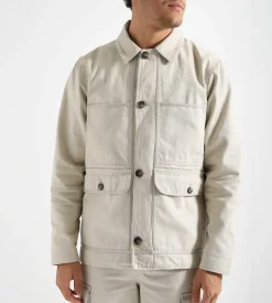 Wood Wood Bosco Twill Jacket Light Sand
