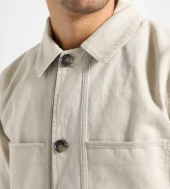 Wood Wood Bosco Twill Jacket Light Sand