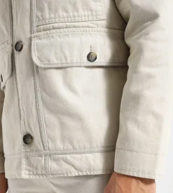 Wood Wood Bosco Twill Jacket Light Sand