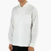 Wood Wood David Mini Jacquard Shirt White
