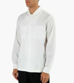 Wood Wood David Mini Jacquard Shirt White