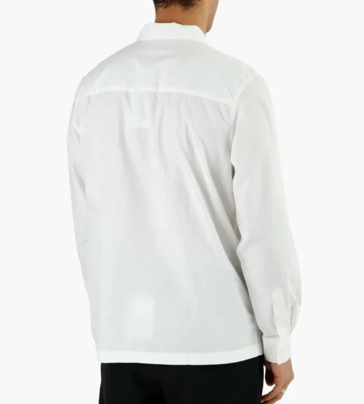 Wood Wood David Mini Jacquard Shirt White