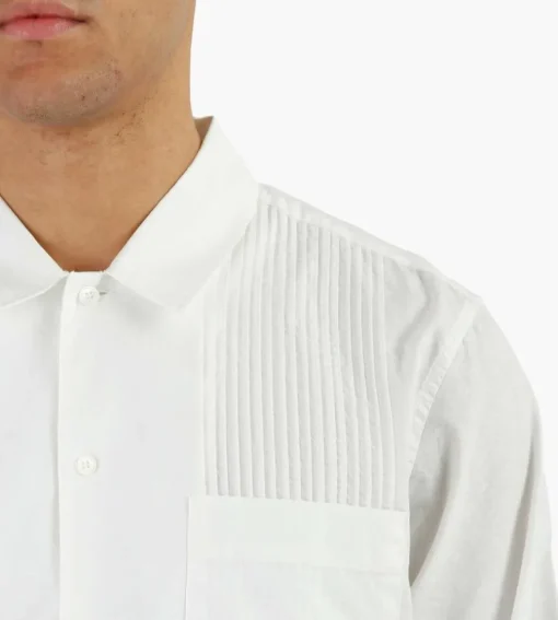 Wood Wood David Mini Jacquard Shirt White