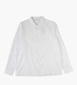 Wood Wood David Mini Jacquard Shirt White