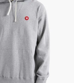 Wood Wood Ian Hoodie Grey Melange