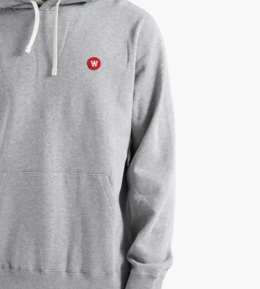 Wood Wood Ian Hoodie Grey Melange