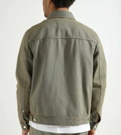 Wood Wood Ivan Denim Jacket Vintage Beige