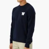 Wood Wood Kevin Lambswool Jumper Navy