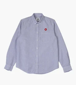 Wood Wood Tod Shirt Blue Stripes