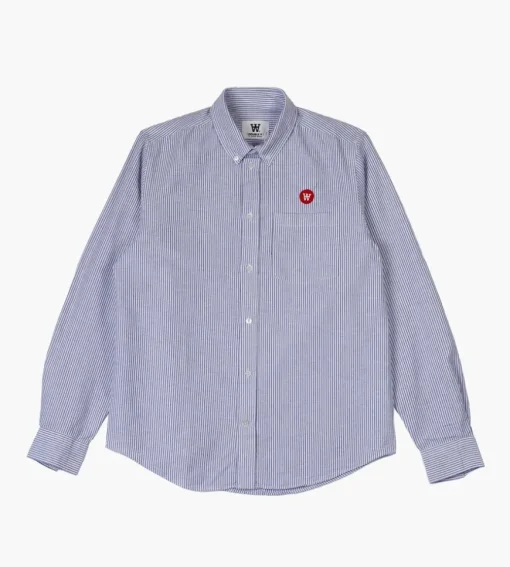 Wood Wood Tod Shirt Blue Stripes
