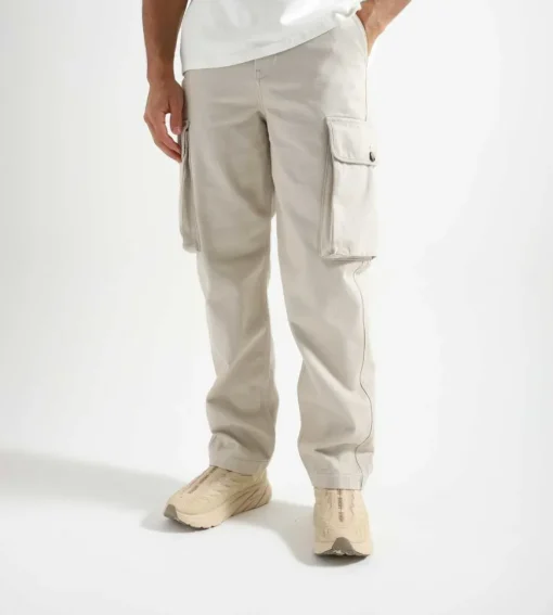 Wood Wood Will Twill Trousers Light Sand