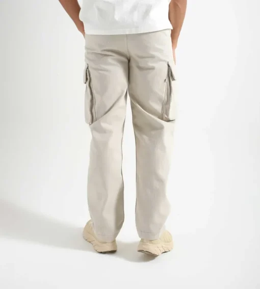 Wood Wood Will Twill Trousers Light Sand