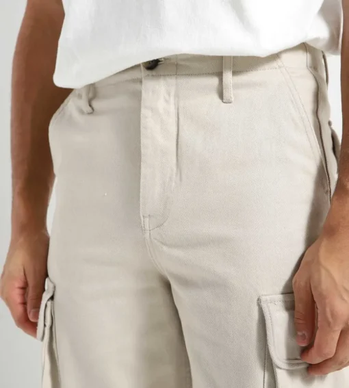 Wood Wood Will Twill Trousers Light Sand